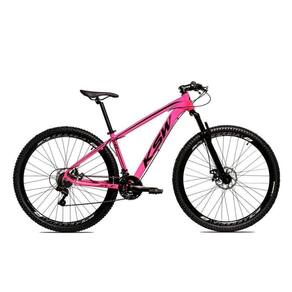 Bicicleta Aro 29 Ksw 18v Absolute Hidráulica Trava K7 11-40 - Rosa-preto - 15"