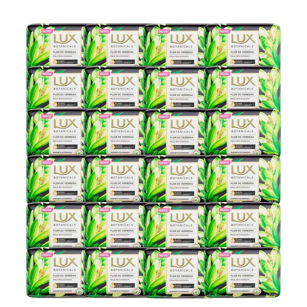 Kit 24 und Sabonete Lux Botanicals Flor de Verbena 85g