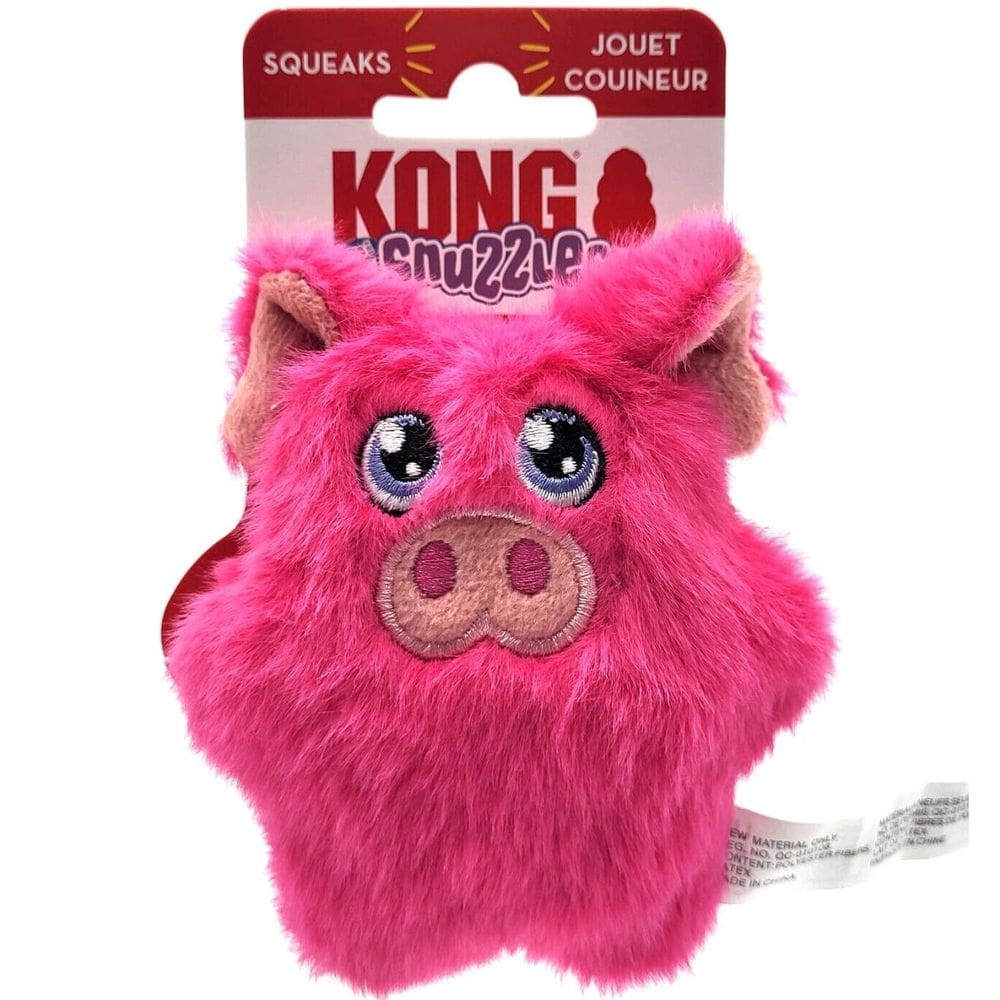Brinquedo Pelucia Porco Kong Snuzzles Kiddos Mini Squeaker Dog Toy Extra Pequeno