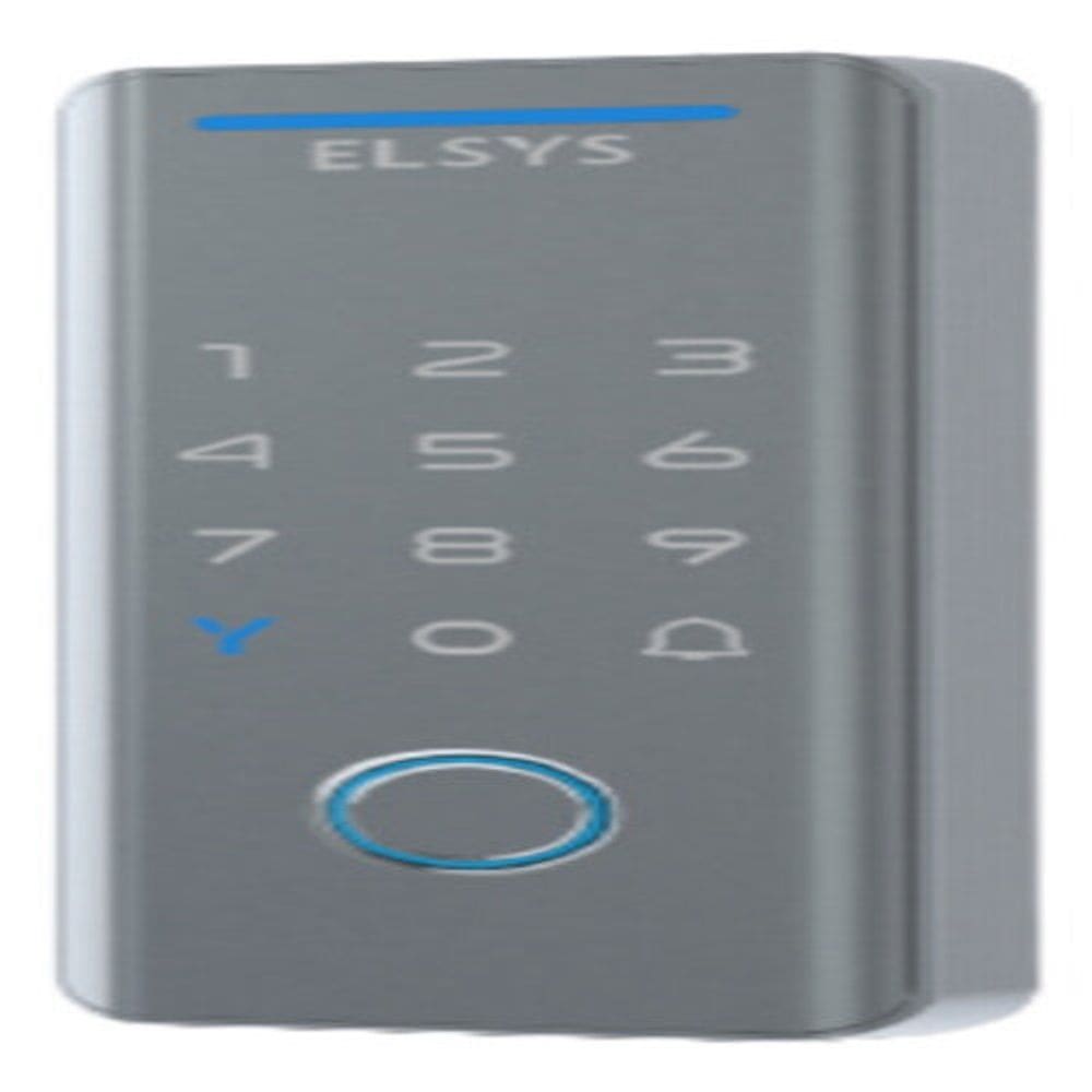 Fechadura Digital Elsys Prata Esf-ds4100v Senha E Tag Tecno