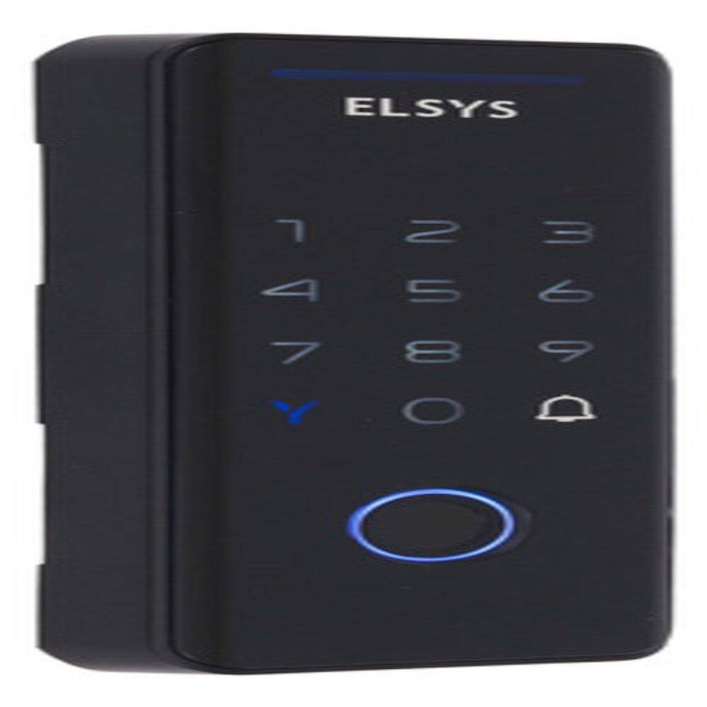 Fechadura Digital Elsys Preta Esf-ds4100v Senha E Tag Tecno