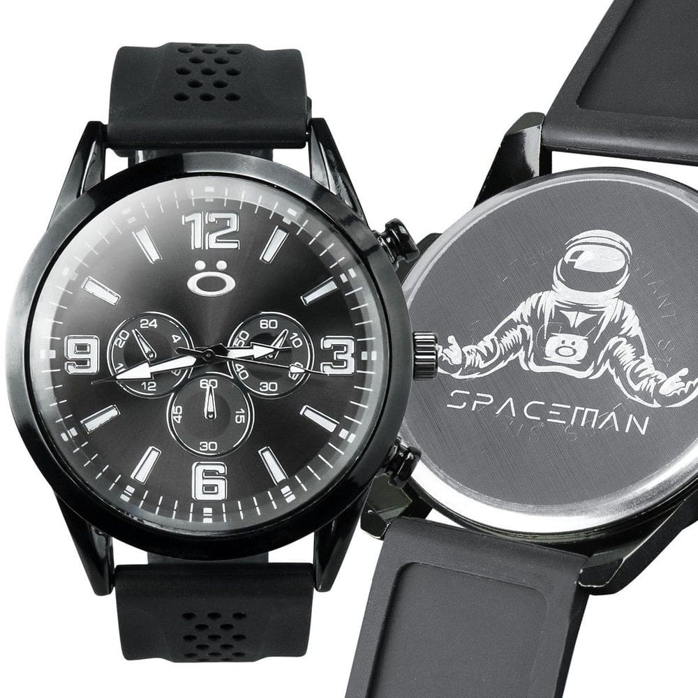 Relogio masculino preto aço inox social