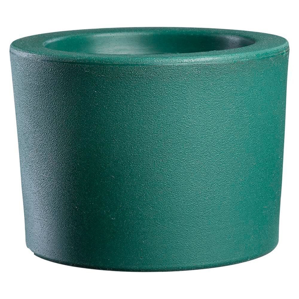 Vaso Decorativo Gramado 12,7 X 16,6cm Verde Escuro