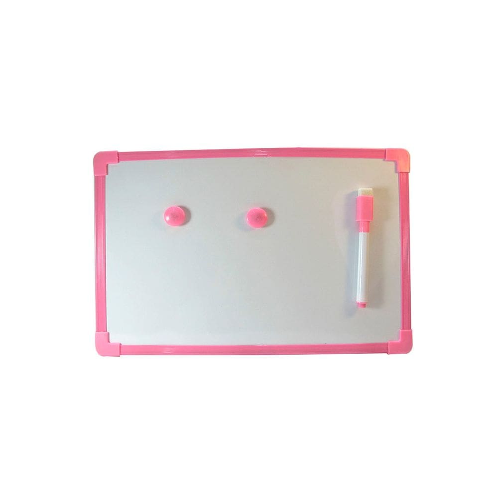 Lousa Magnética De Plástico Com Caneta E Apagador 25X35cm