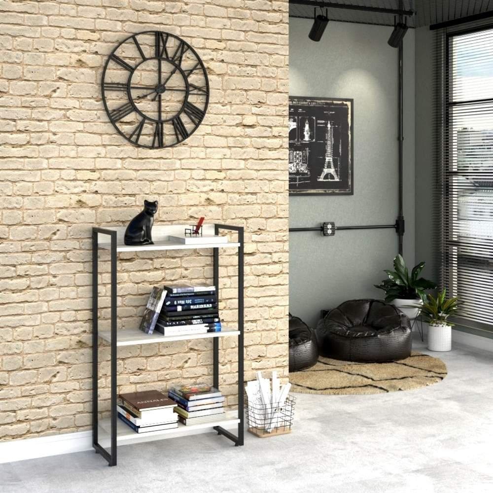 Estante Multiuso 3 Prateleiras 60cmx104cm Dynamica Compace Snow