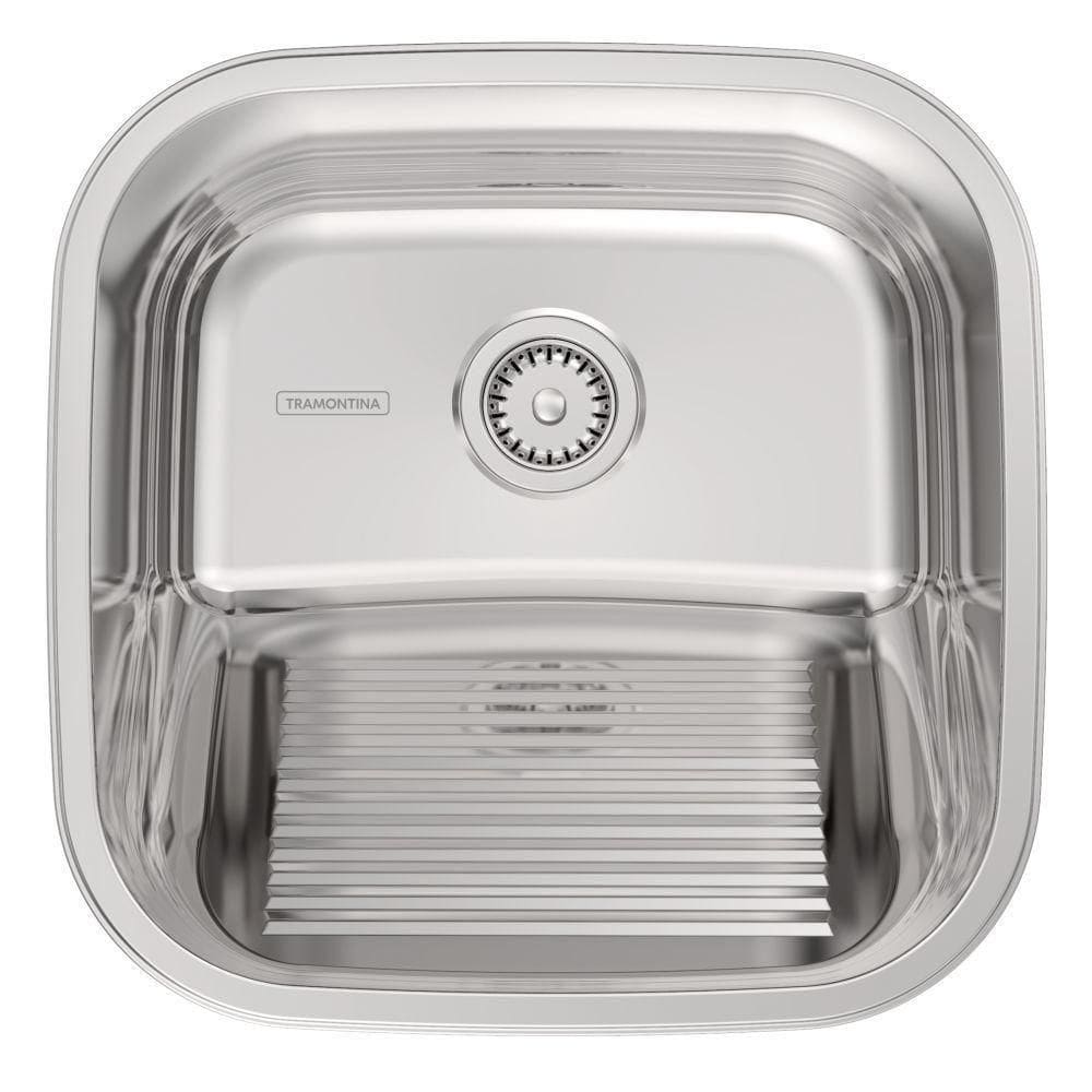 Tanque De Encaixe Para Embutir Hera 25l Em Aço Inox Polido 40x40 - Tramontina 94403407