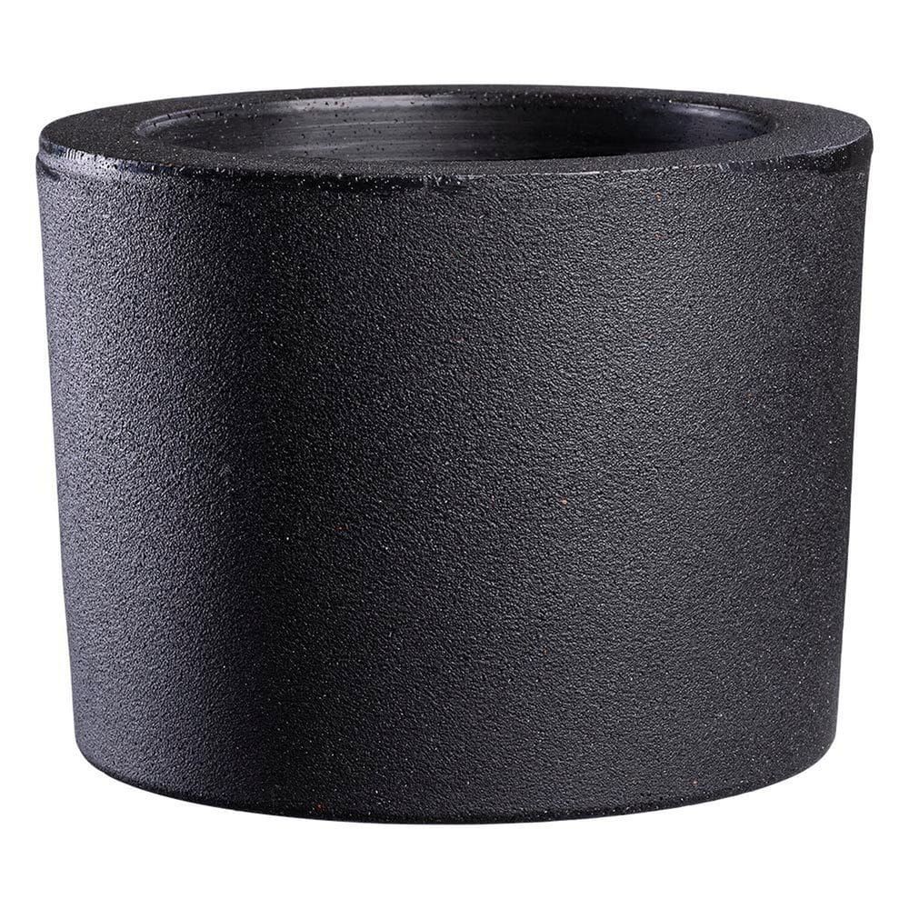 Vaso Decorativo Gramado 12,7 X 16,6cm Preto