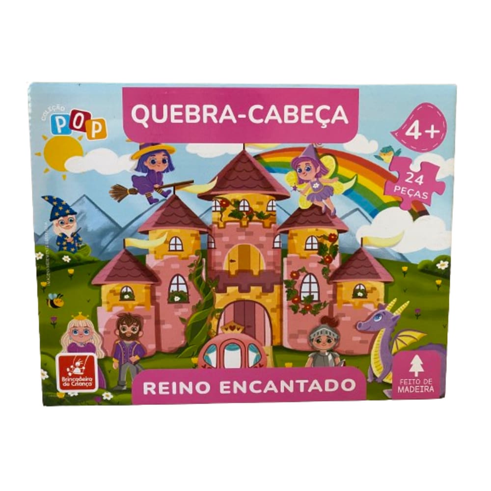 Quebra-Cabeças 24 Pecas Reino Encantado - A Casa