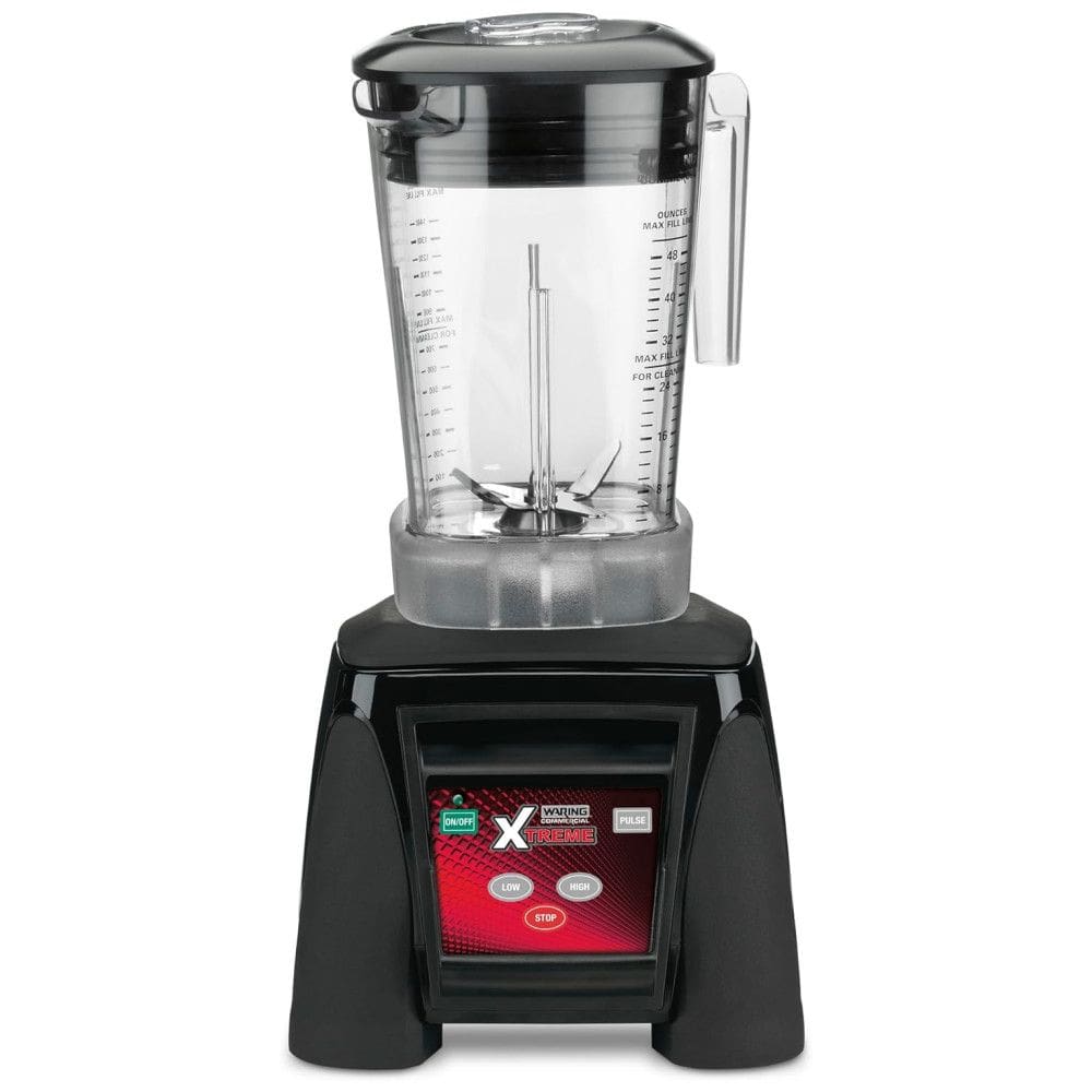 Liquidificador Profissional 1,4L com Função de Pulsar, Jarro de Copolímero sem BPA  e Plugue de 5 a 15 Fases, 110V, Waring MX1050XTXP, Preto