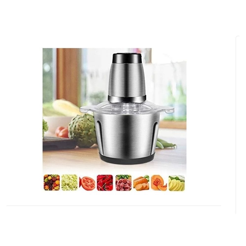 Moedor elétrico de carne e vegetais 2 velocidades 2L 800W 220V