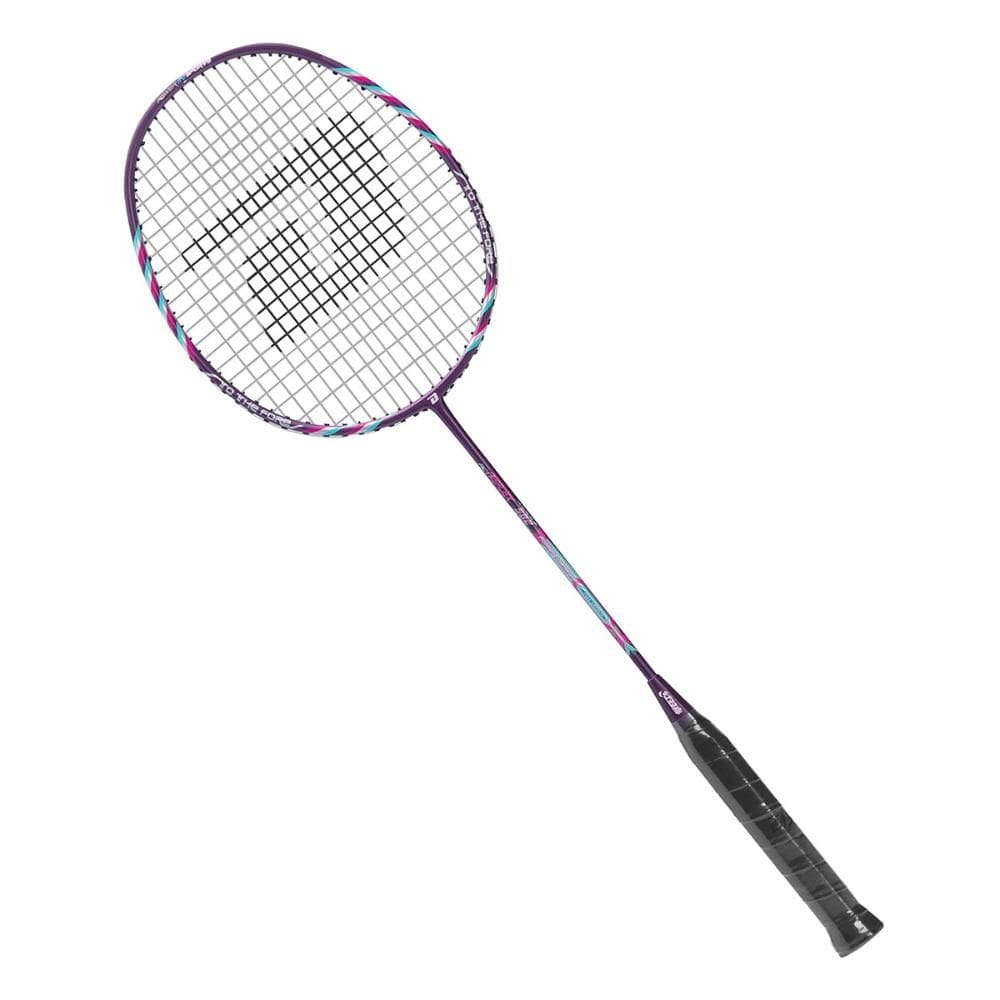 Raquete de Badminton DHS Reflex 582 RF582 Full Carbon Series Roxa