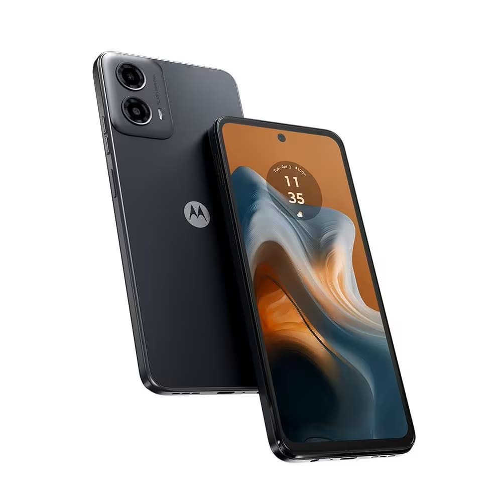 REEMBALADO: Motorola Moto G34 5G 128GB 4GB + 4GB RAM Boost Tela de 6.5 - Preto