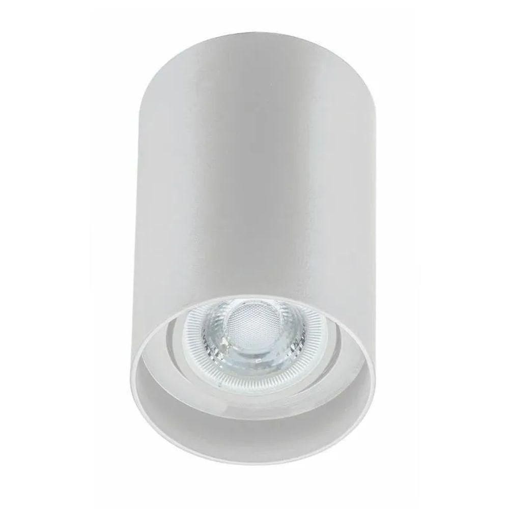 Spot De Sobrepor Redondo Orion Dicroica Mr16 Branco - Acend