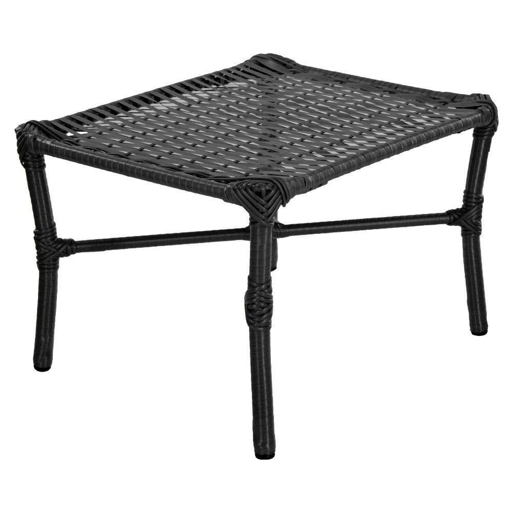 Mesa De Centro Para área Externa Retangular Vitória Preto