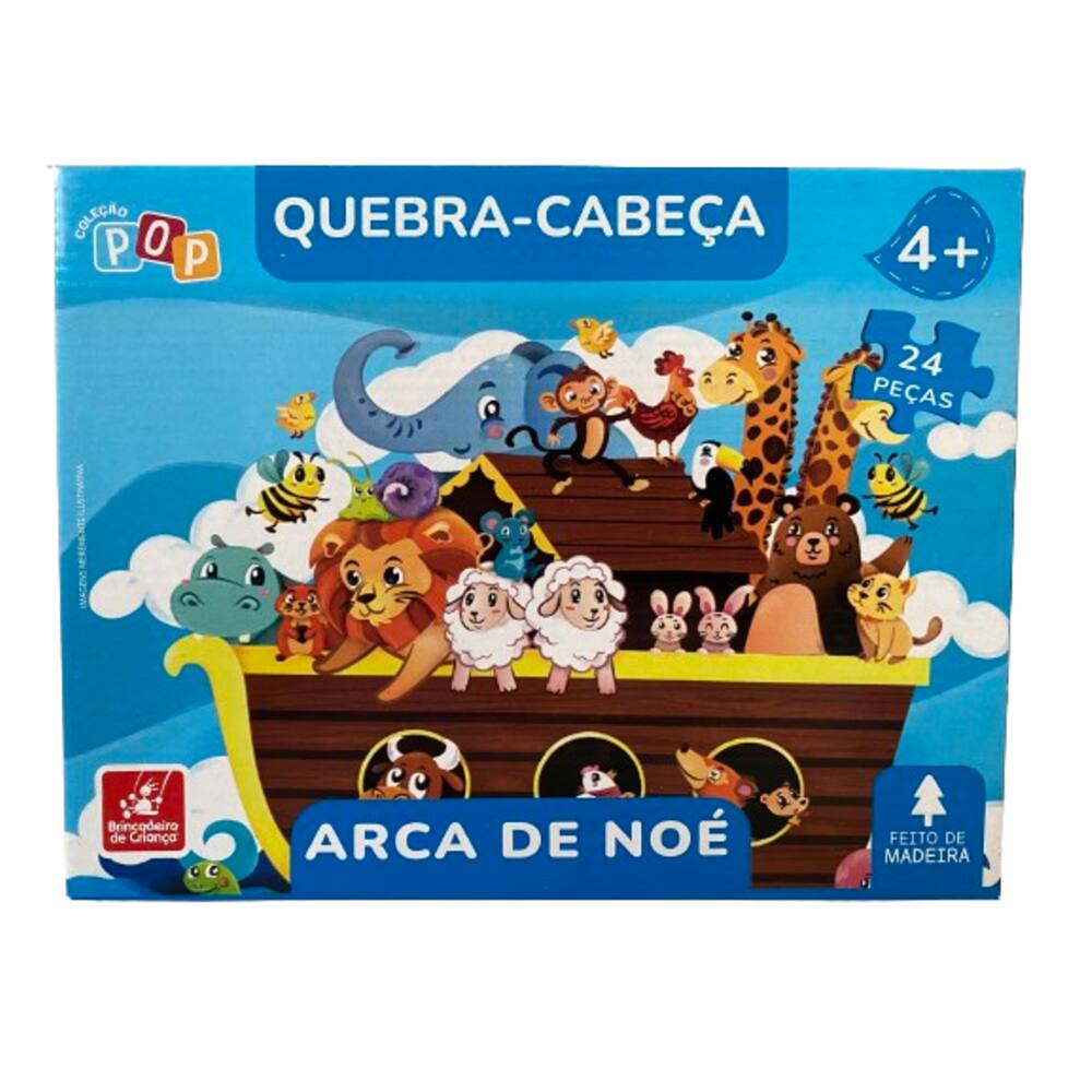 Quebra-Cabeça Arca De Noé 24 Peças - A Casa