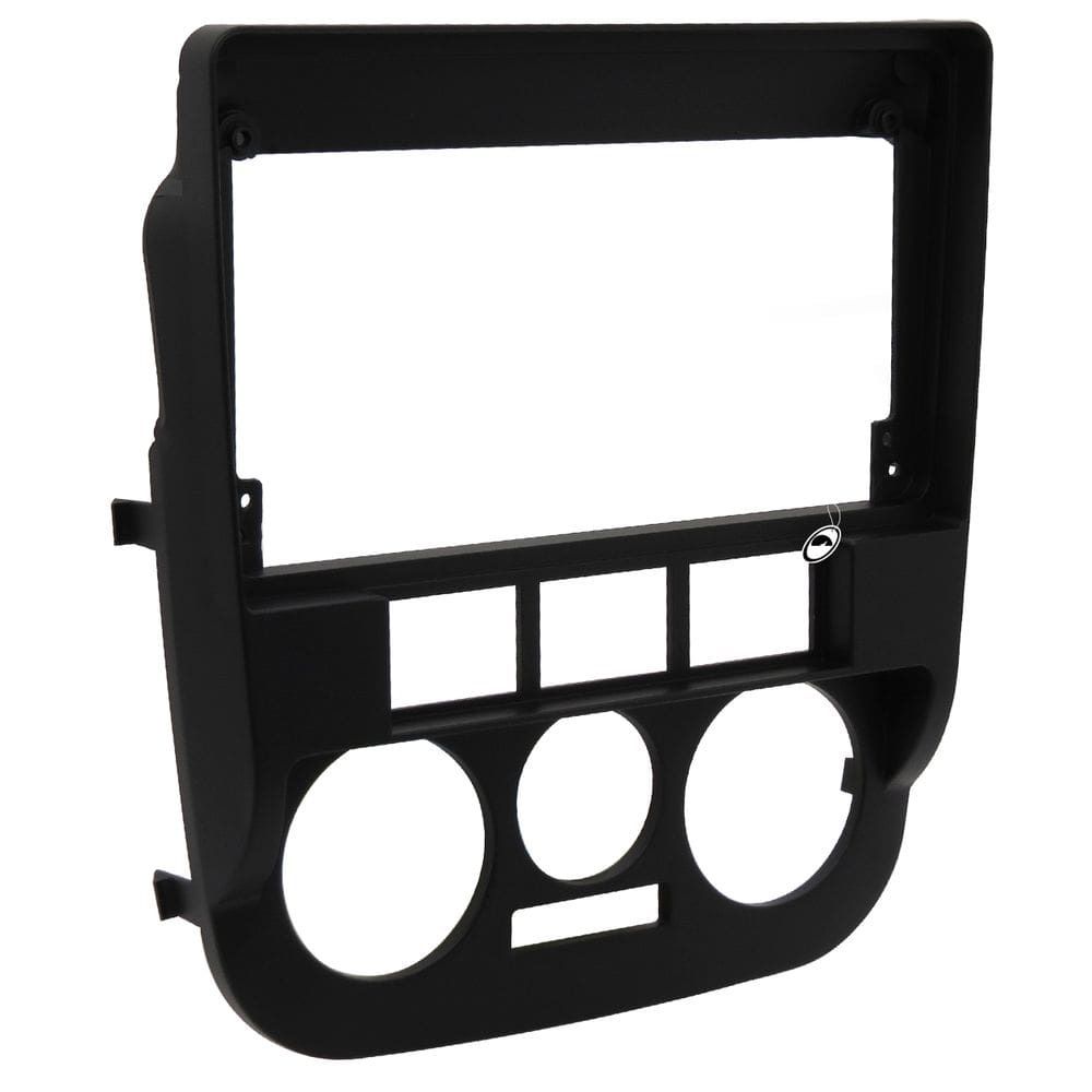 Moldura de Painel 2 Din 9\" Polegadas Gol Saveiro Parati G4 Preto