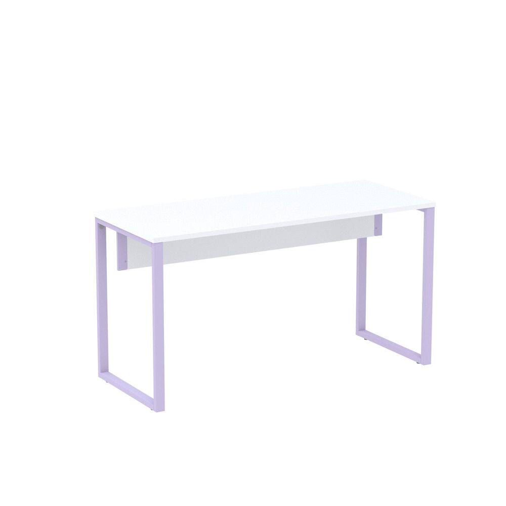 Mesa Madeira 1500x600mm M150/60p25tub Branco/Lilás