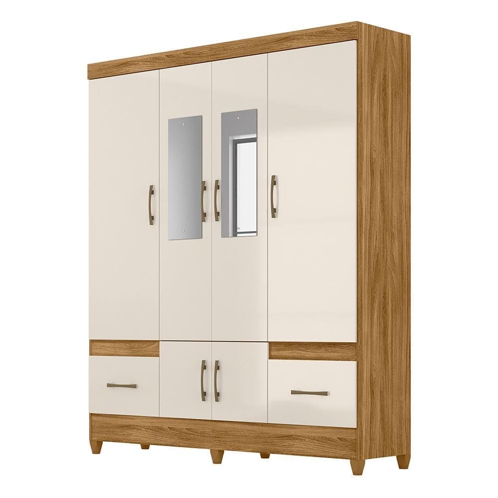 Guarda Roupa Casal MS912 6 Portas e 2 Gavetas | Extra