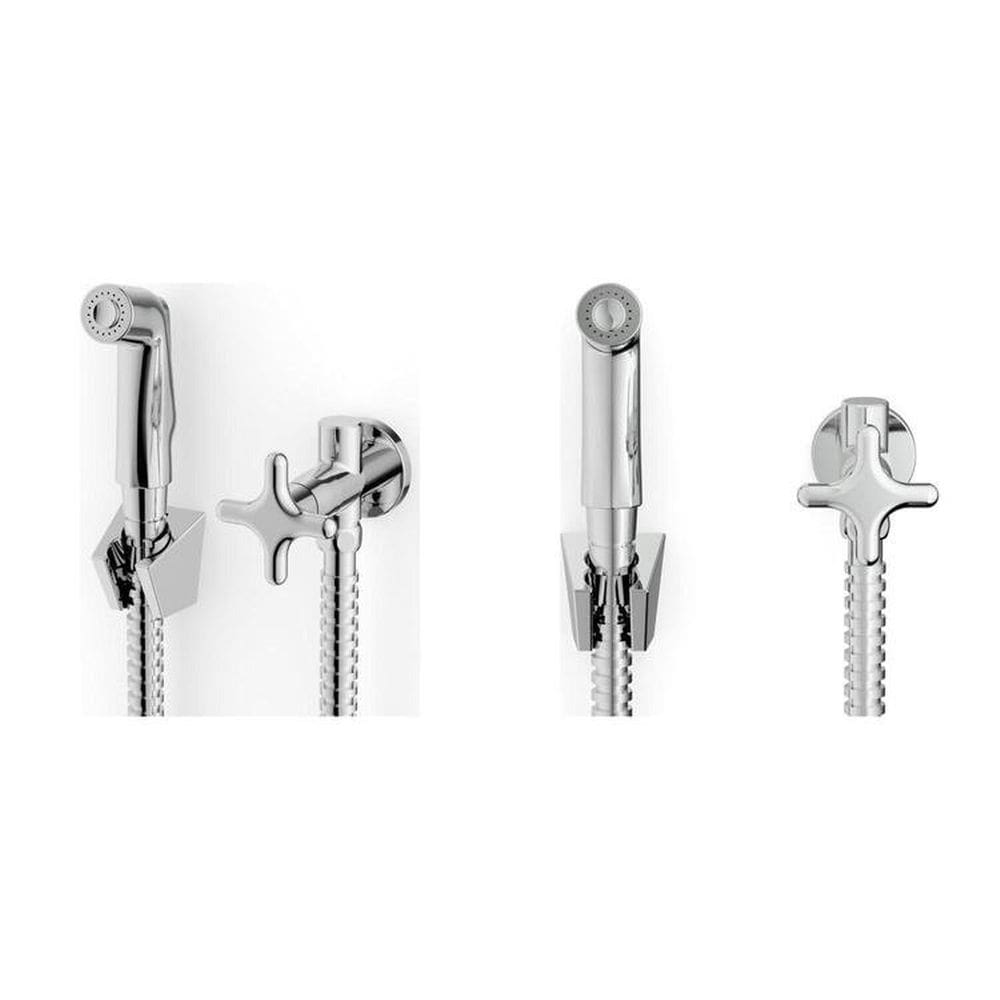 Kit com 2 Ducha Higiênica com Derivação Cross Cromado