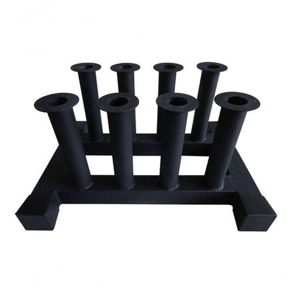 Suporte Barra De Chão (8 Barras) Aço E Tubo Pintado Preto