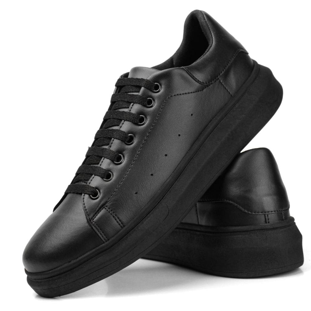 Tênis Casual Básico Masculino Cadarço Calce Fácil Moda Urbano Super Confortável