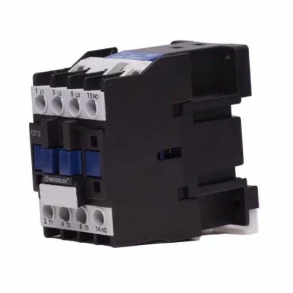 Contator Eletromagnetico Tipo Ac 12A 220Vac Cor Preto