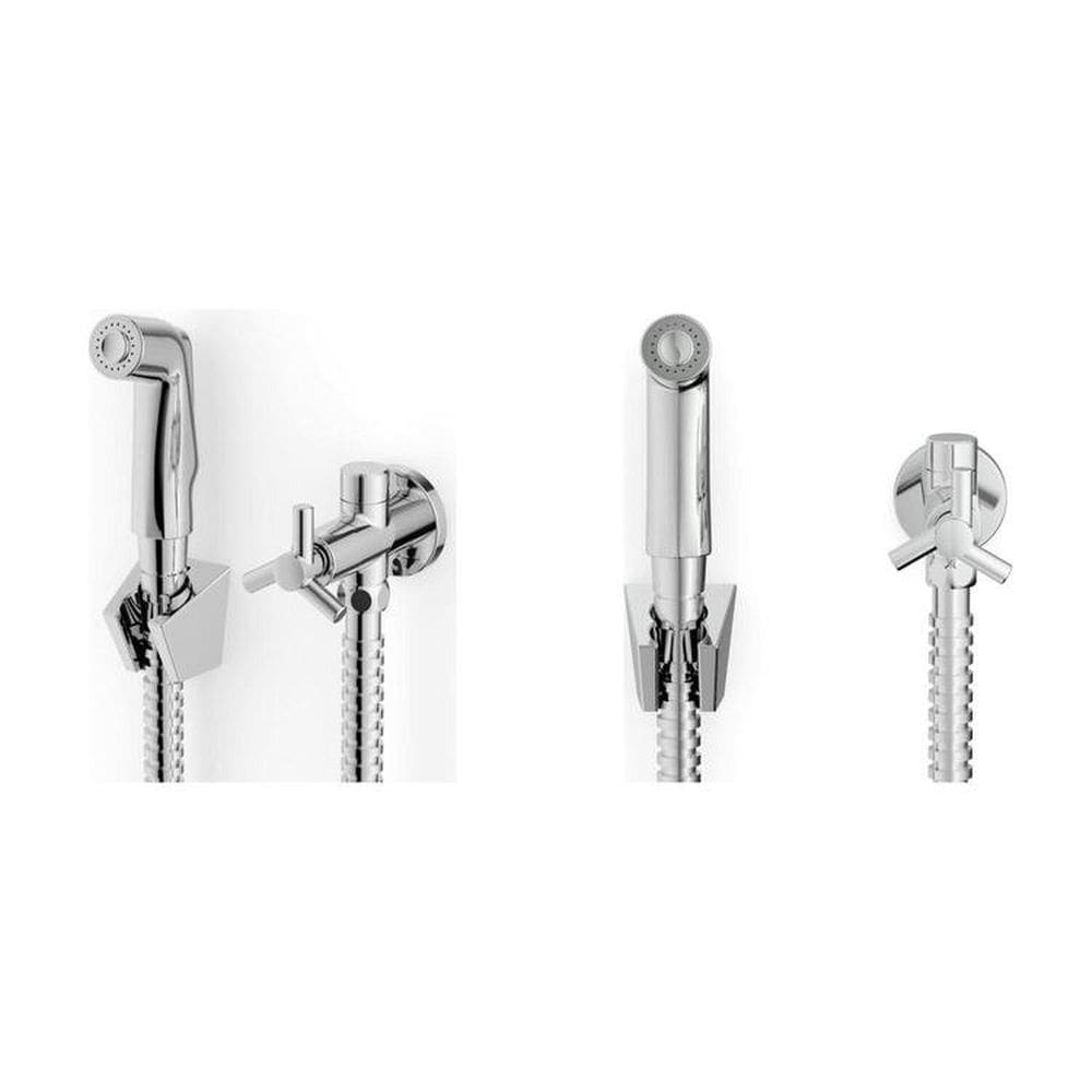 Kit com 2 Ducha Higiênica com Derivação Celite One Cromado