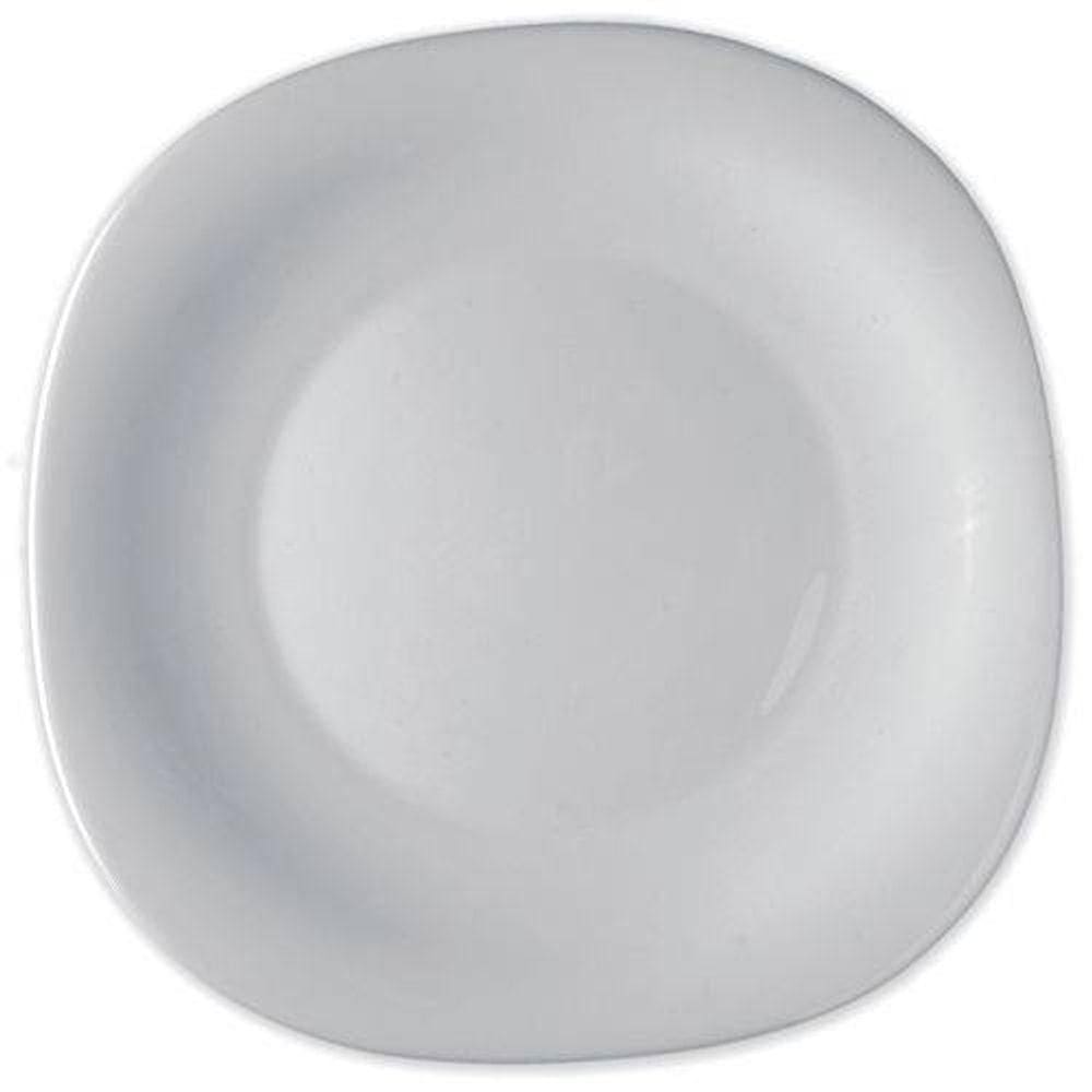 Jogo De Prato Sobremesa 6 Peças Parma Bormioli Branco 20cm