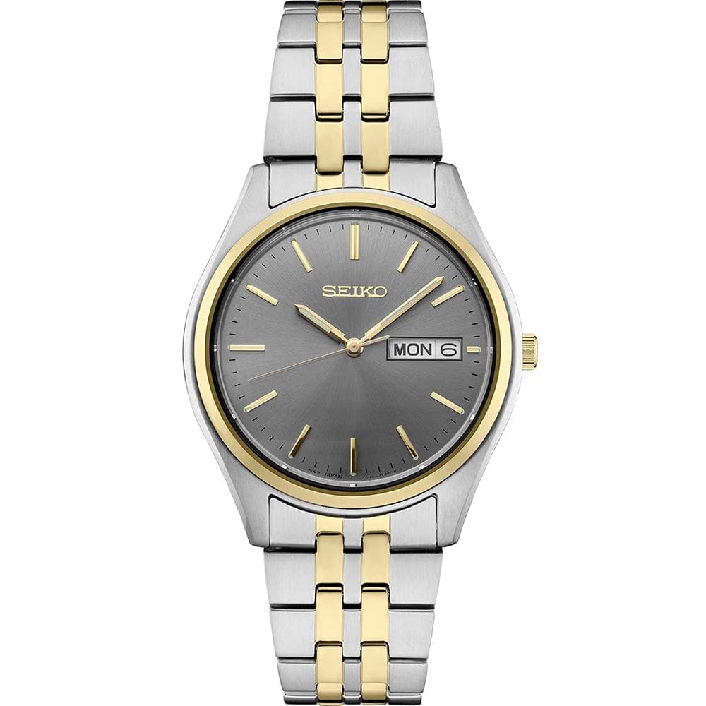 Relógio SEIKO SUR432 Essentials para homens com resistência à água de 100 m