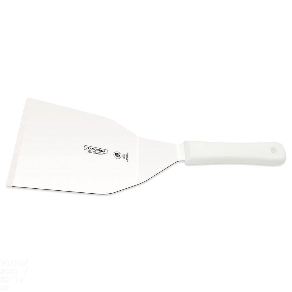 Espátula Para Hambúrguer 7\"x4 1-4\" Tramontina Cabo Branco Profissional Tramontina