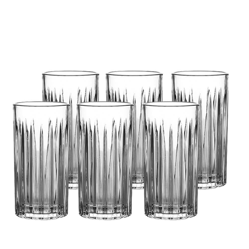 6 Copos Altos Soho Em Cristal Ecológico 350ml L\\`hermitage