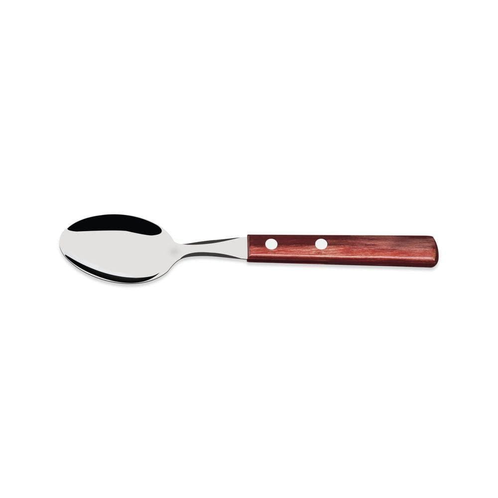 Kit 12 Colher De Mesa Inox Polywood Vermelha - Tramontina