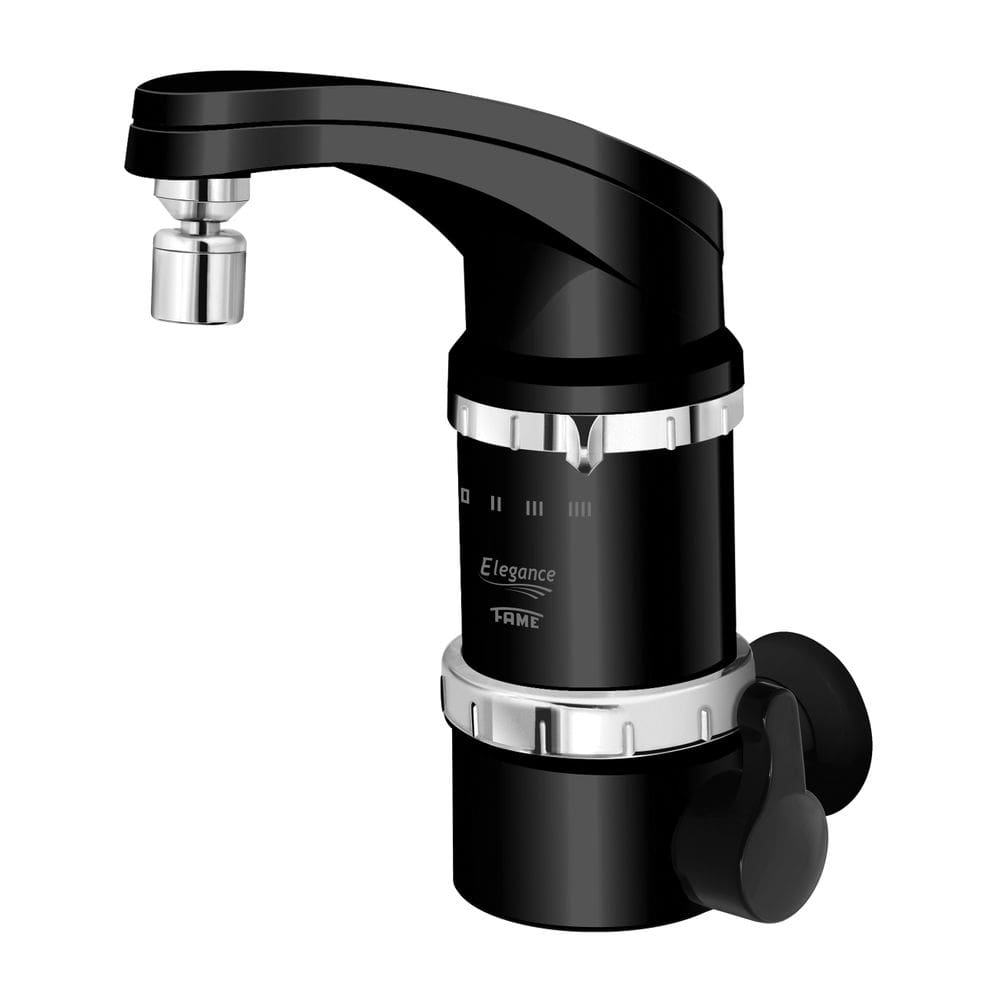 Torneira Elétrica Fame 4T Elegance Preta 220V 5400W Parede