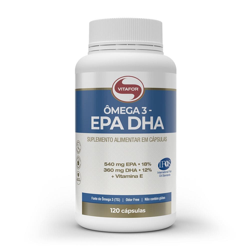 Omega 3  EPA 540mg + DHA 360mg (120 Caps) Vitafor