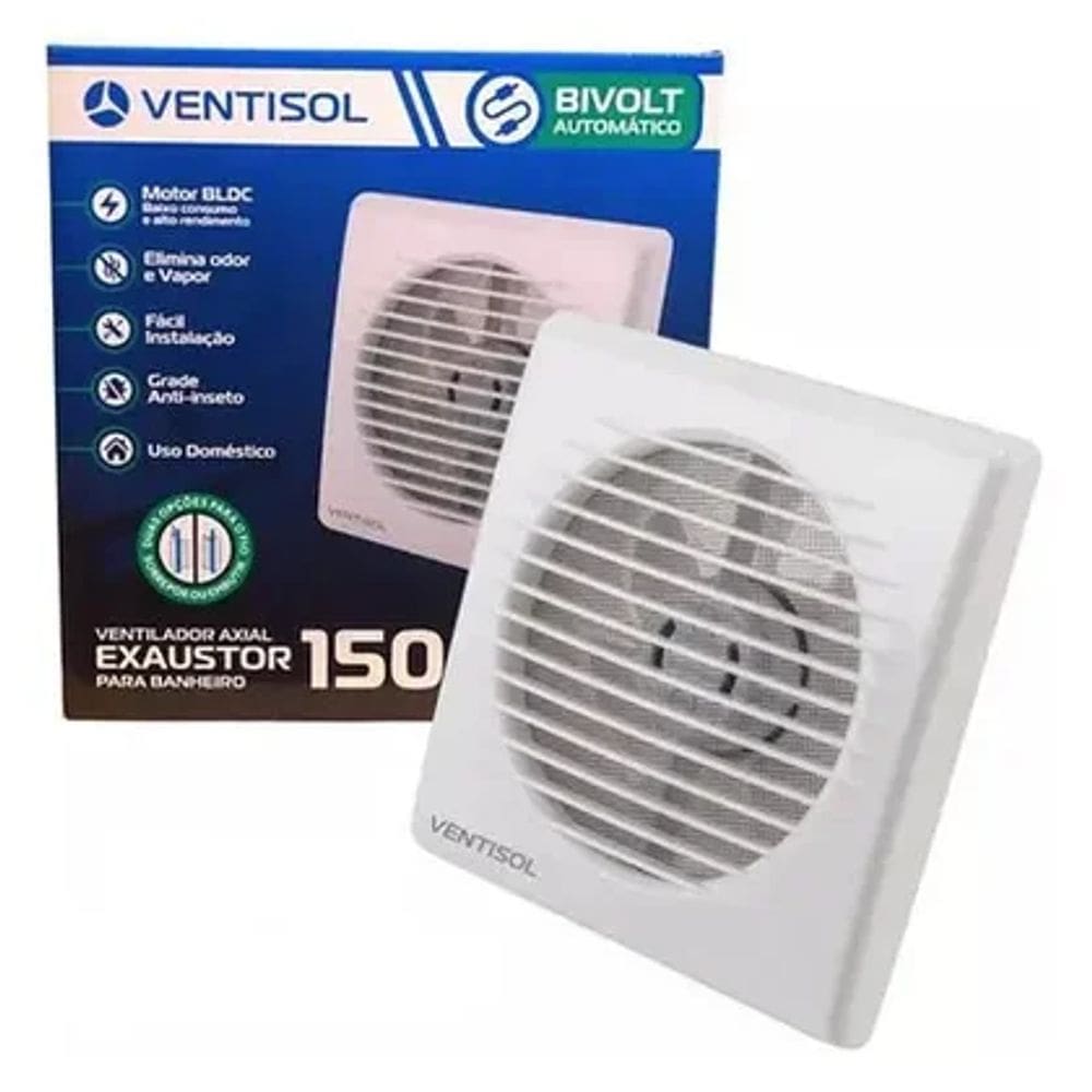 Exaustor Para Banheiro 150Mm