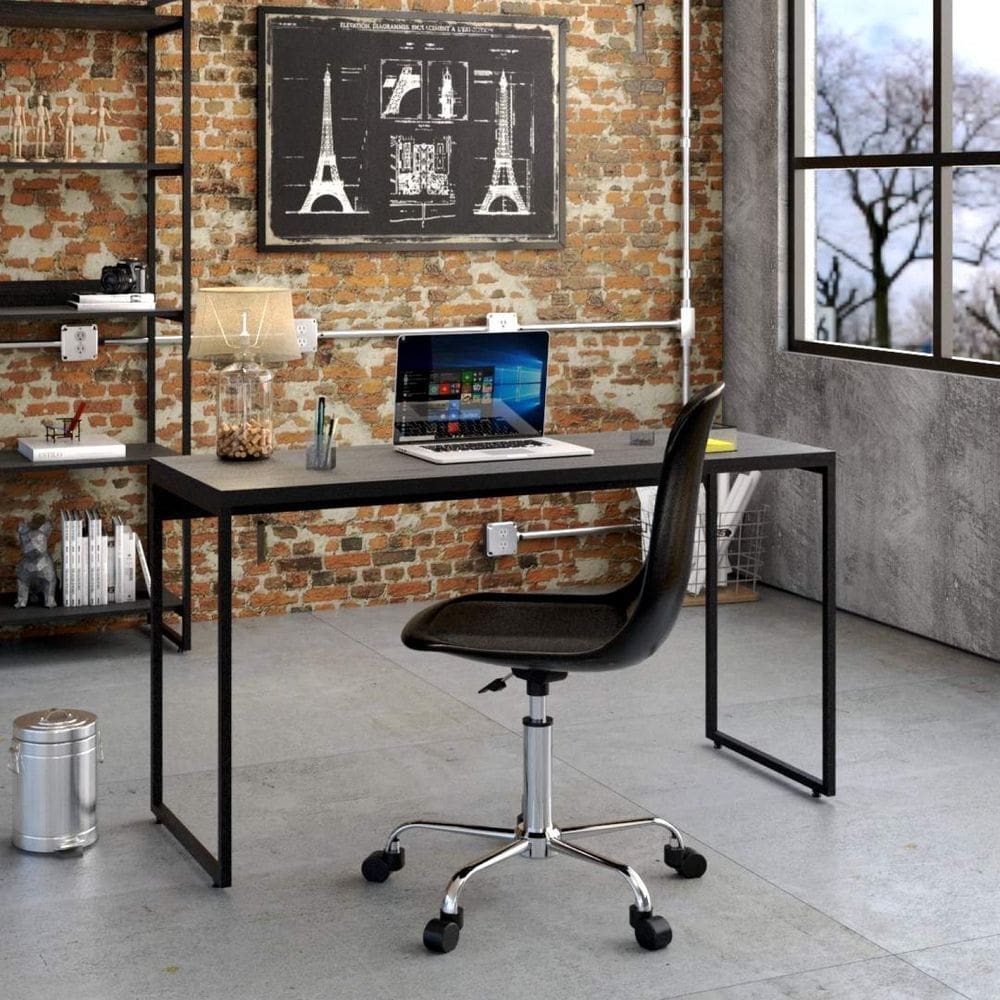 Escrivaninha 135cm Dynamica Compace Preto Onix