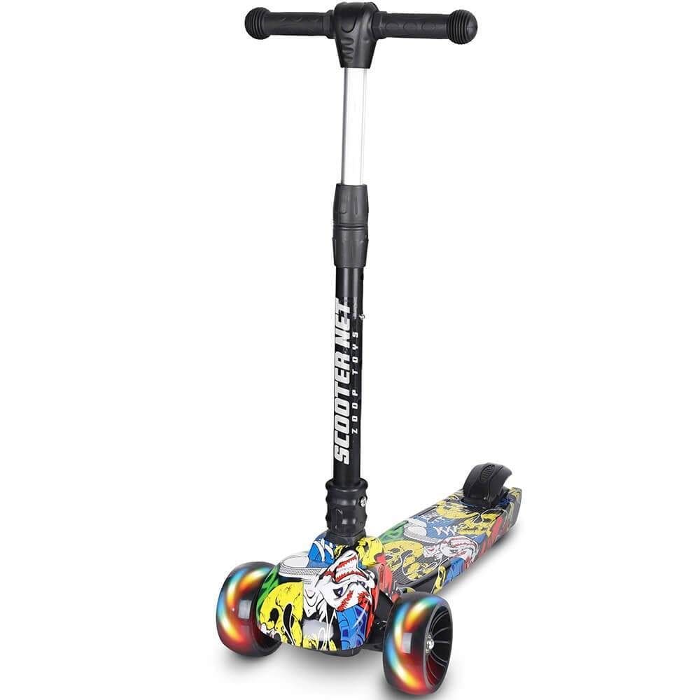 Patinete Scooter Net Grafite Preto Zoop