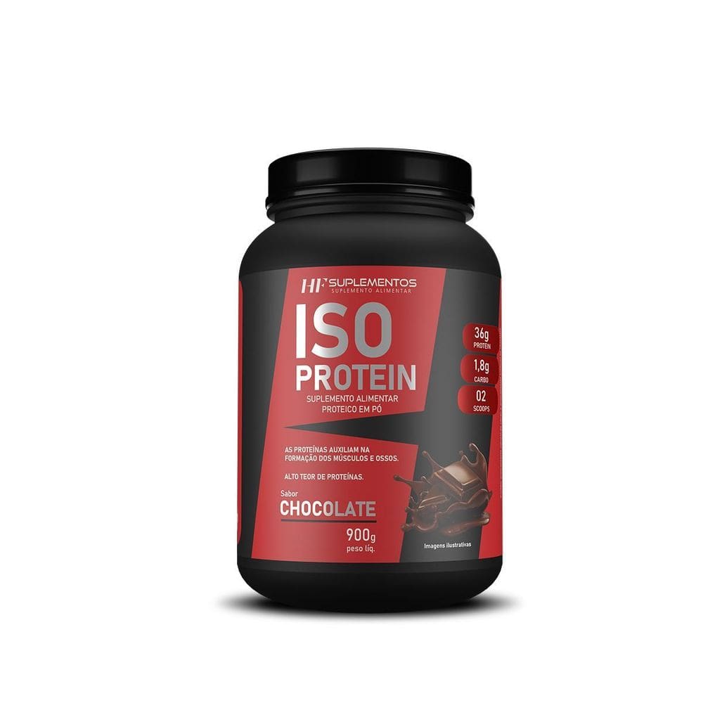 Whey Isolado Protein Chocolate 900G Hf Suplementos