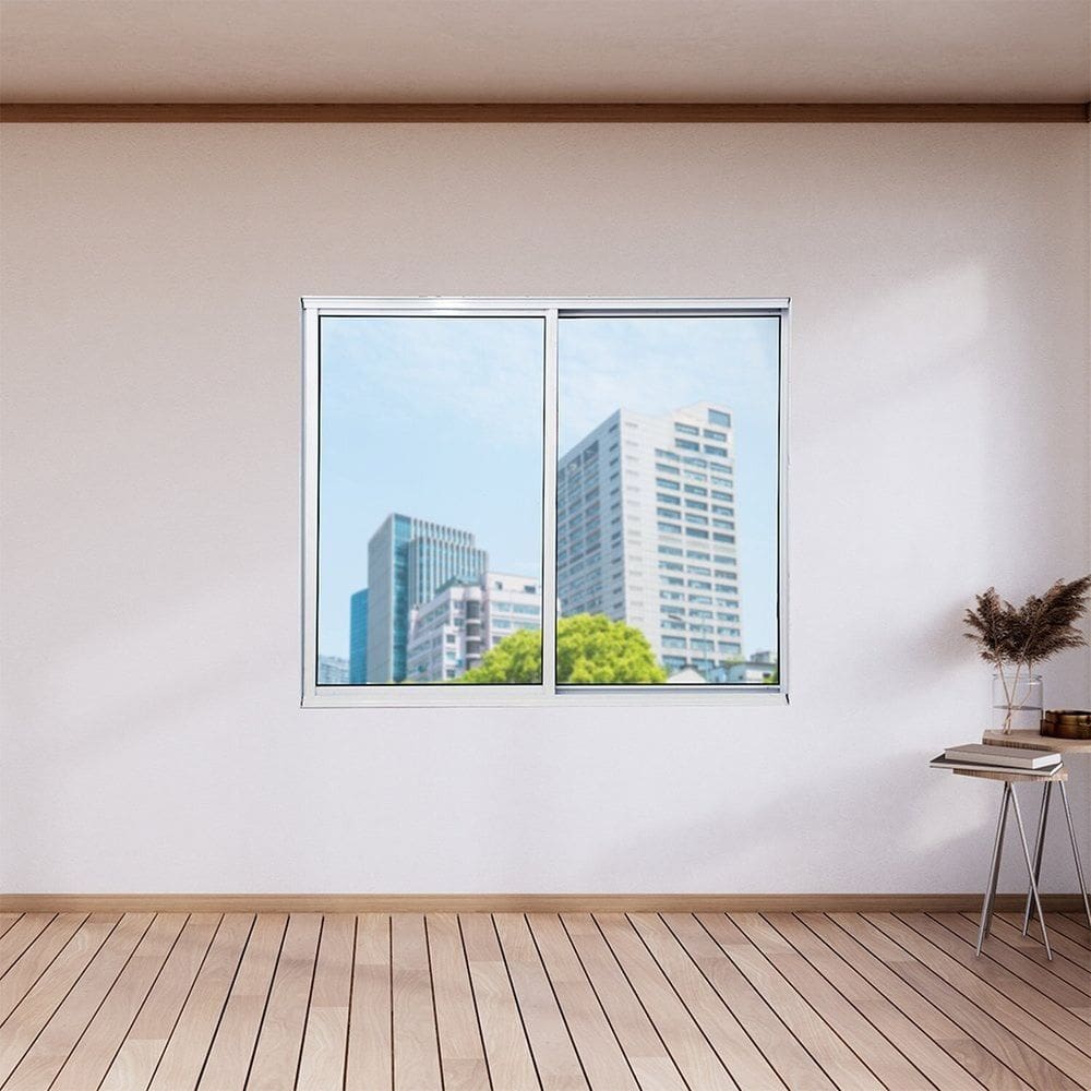 Janela de Alumínio 80x80cm 2 Folhas Fortline Branco