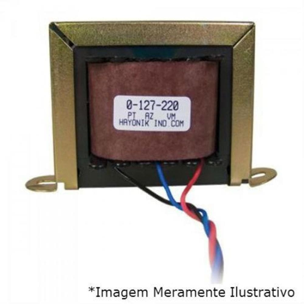 Transformador 12+12VAC 127/220VAC 160mA 12/500 HAYONIK [F003]