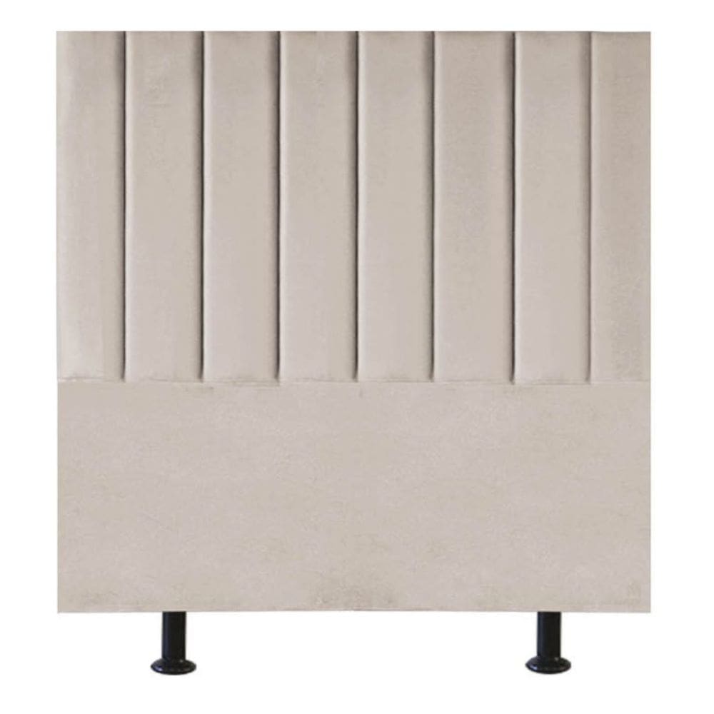 Cabeceira Estofada Cama Box Casal 140 cm Marina Veludo