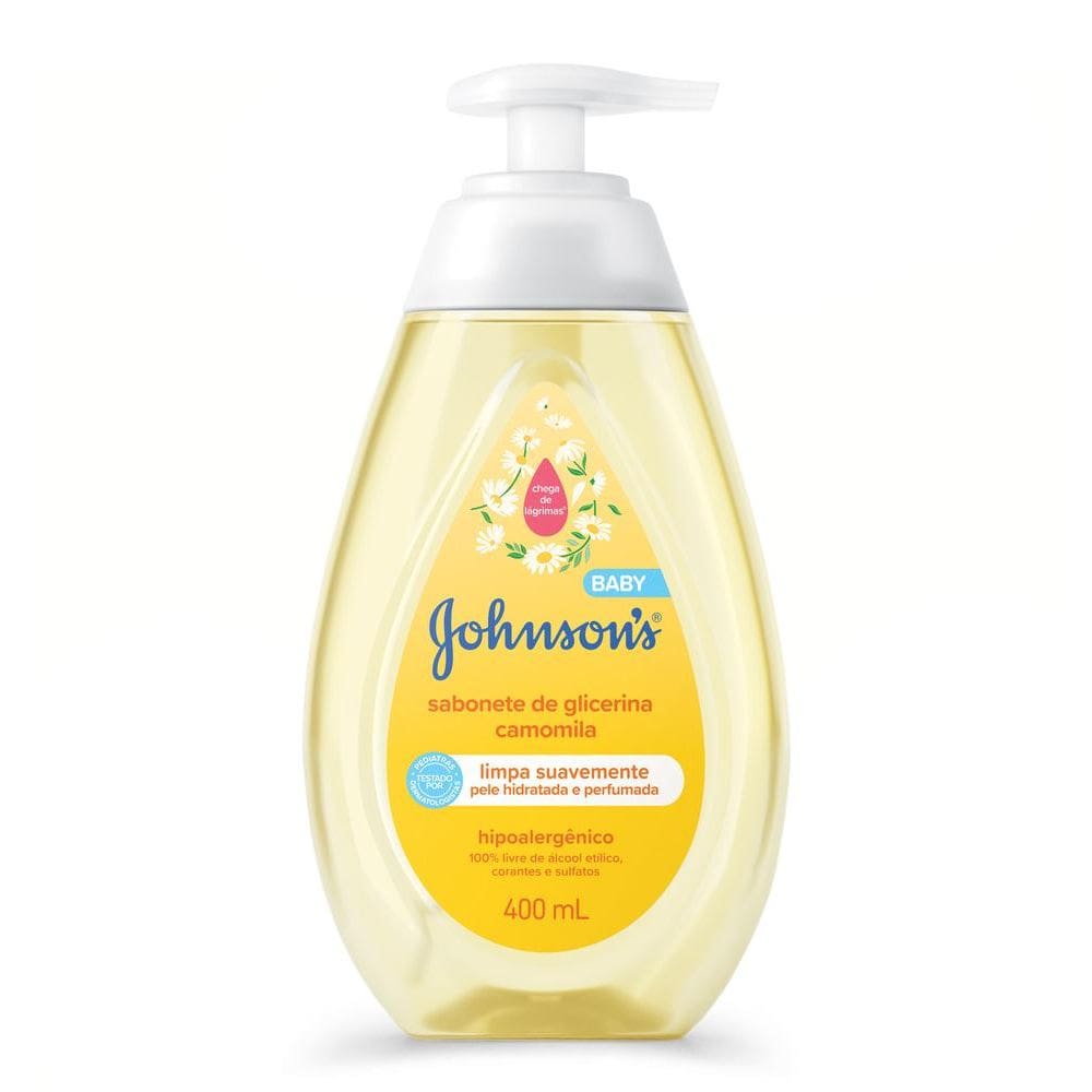 Sabonete Líquido Johnson`s Baby Glicerina Camomila 400ml