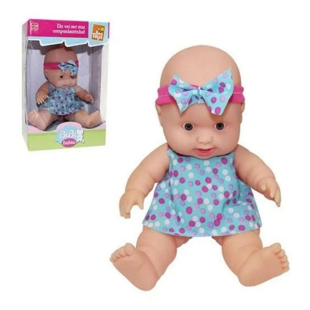 Boneca Bibi Babies Tiara e Laço