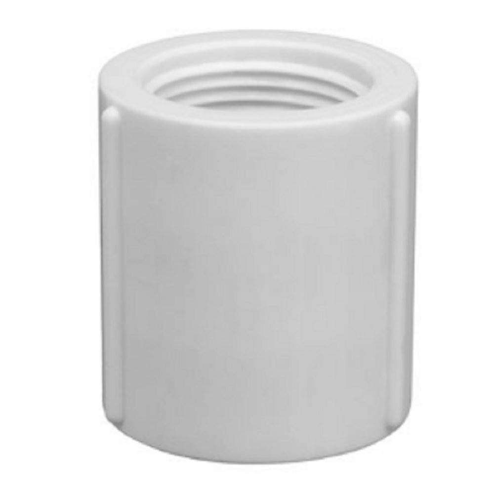 Luva Roscavel PVC Branca 1/2 Krona UN 0270