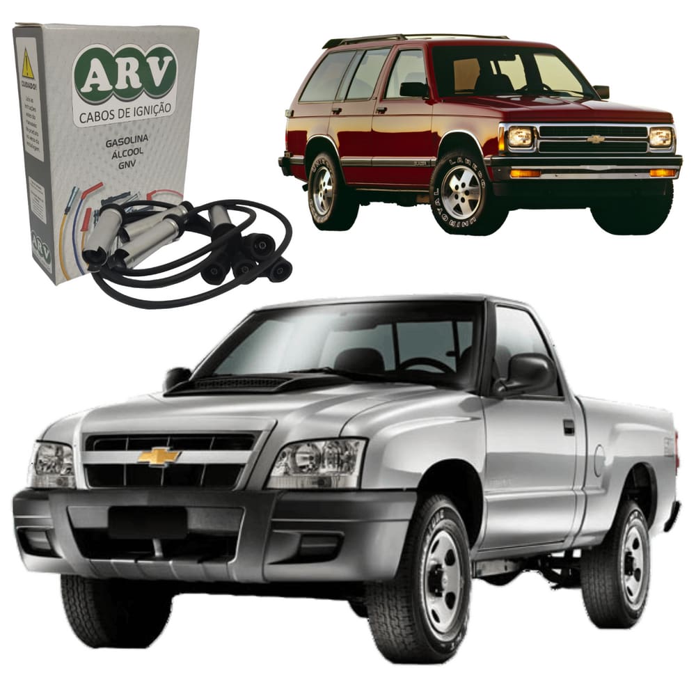 Jogo Cabo De Ignição ARV Gm  Blazer S10 Vortec  4.3 V6 Desde 1996...