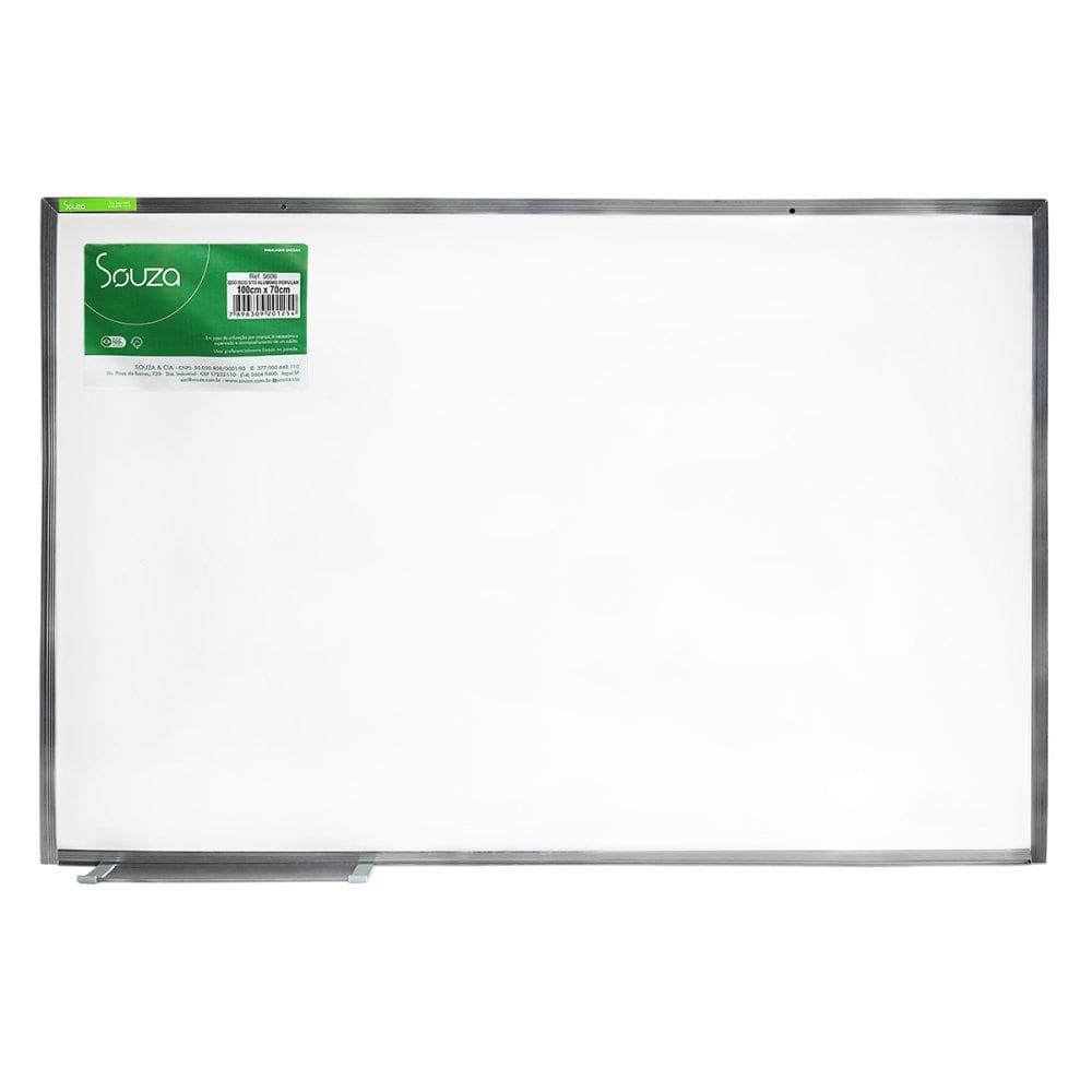 Quadro Branco Alluminio Escritorio Escolar Médio 100cmx70cm