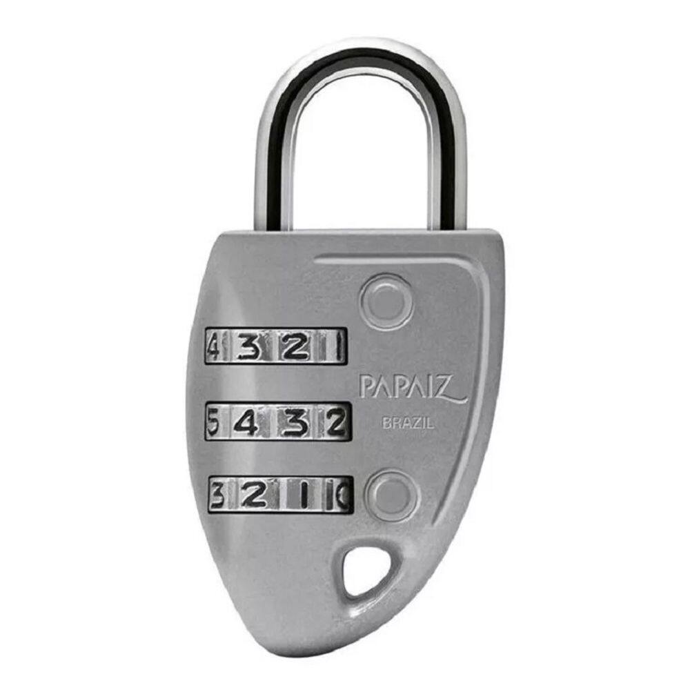 Cadeado Segredo CS23 30MM Prata Papaiz