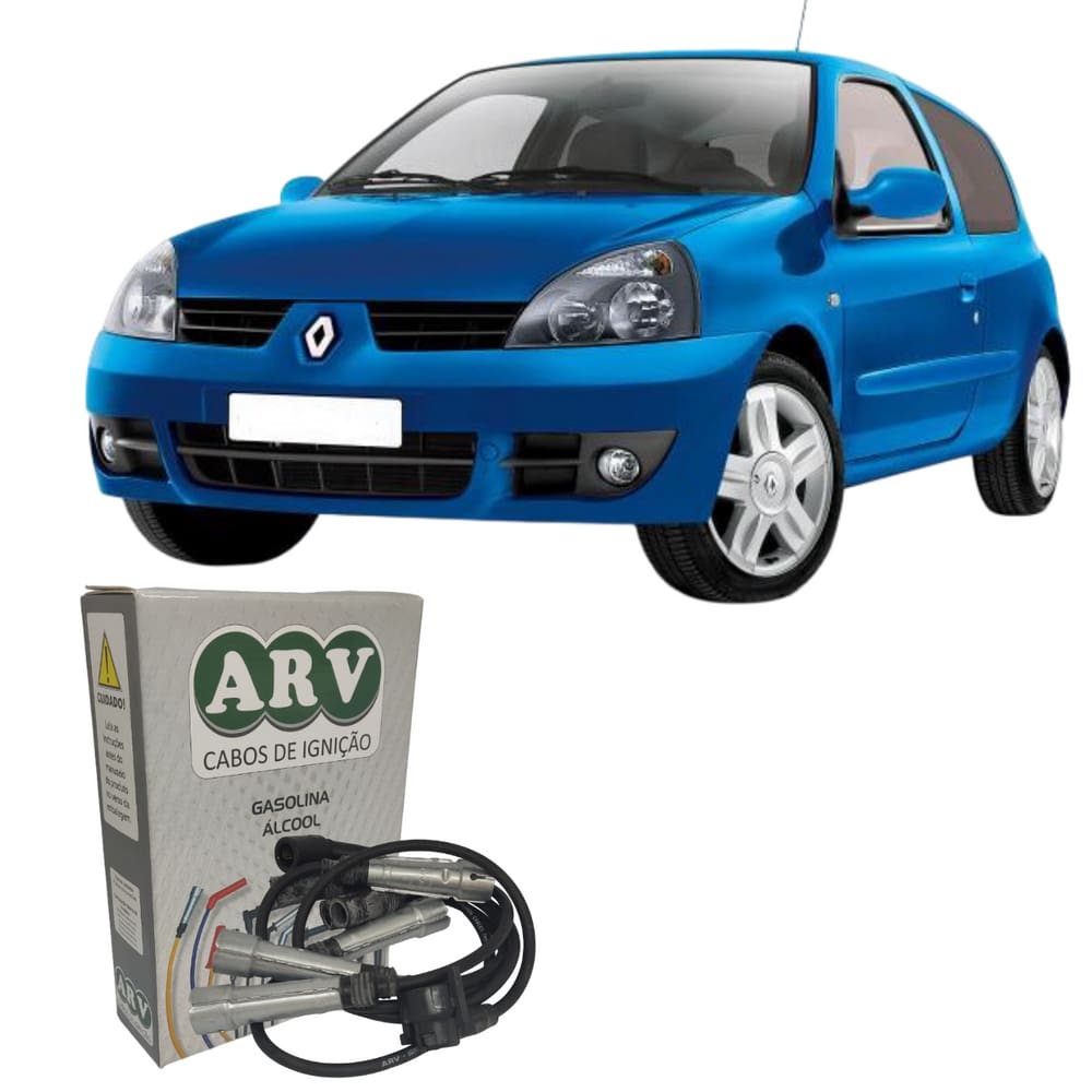Jogo de Cabo De Ignição ARV Renaut Clio 1.6 Carburado