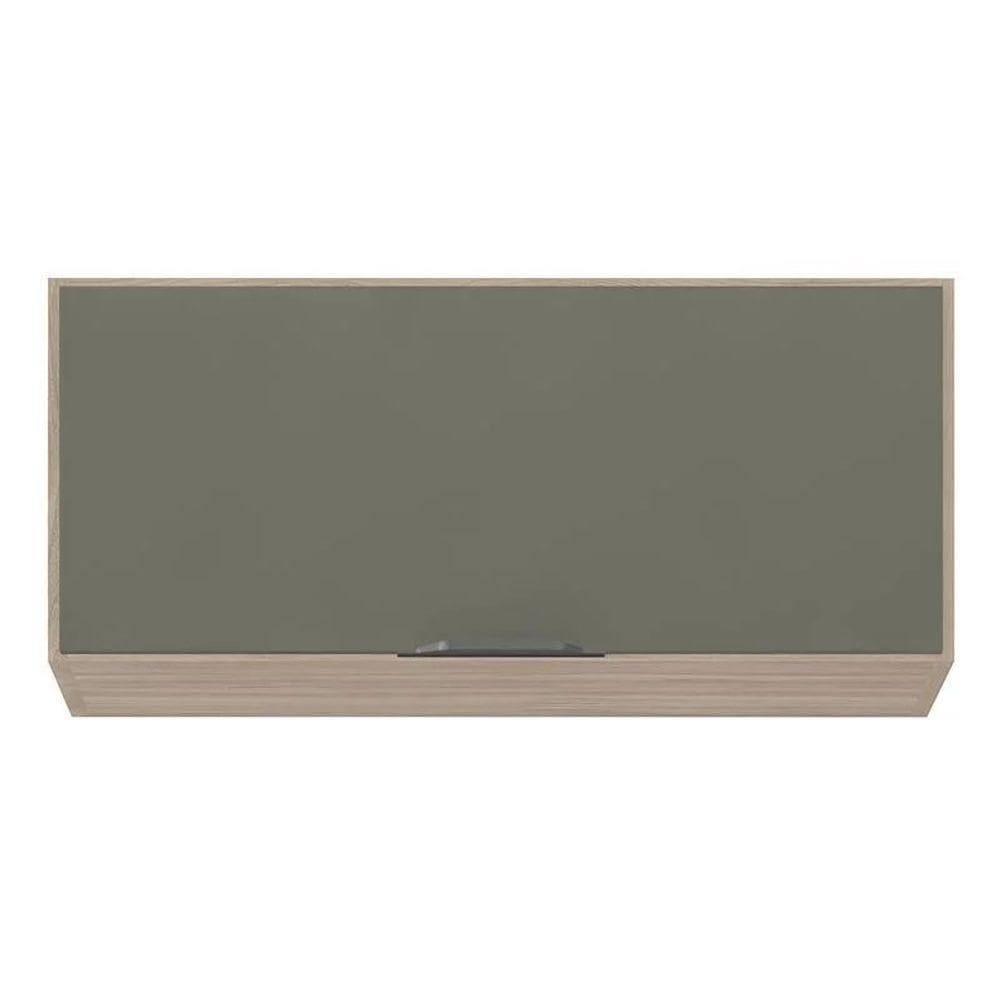 Armário Aéreo Geladeira Firenze 1 Porta 70cm - Demóbile Cor Avena/menta
