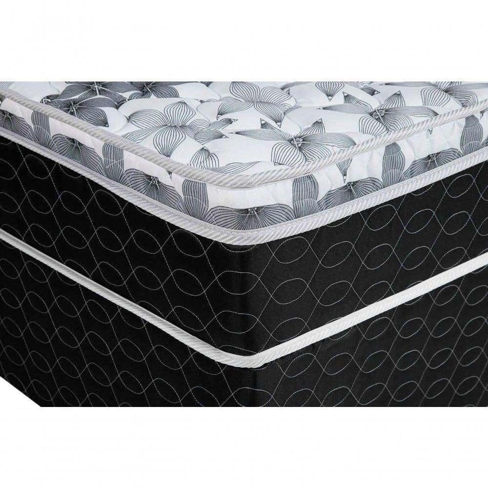 Cama Box + Colchão Castor Solteiro Class One Face Tecnopedic 88x188x52cm